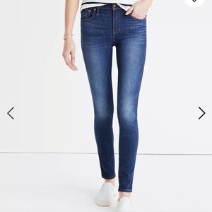 Madewell 9" high riser skinny skinny jeans size 26